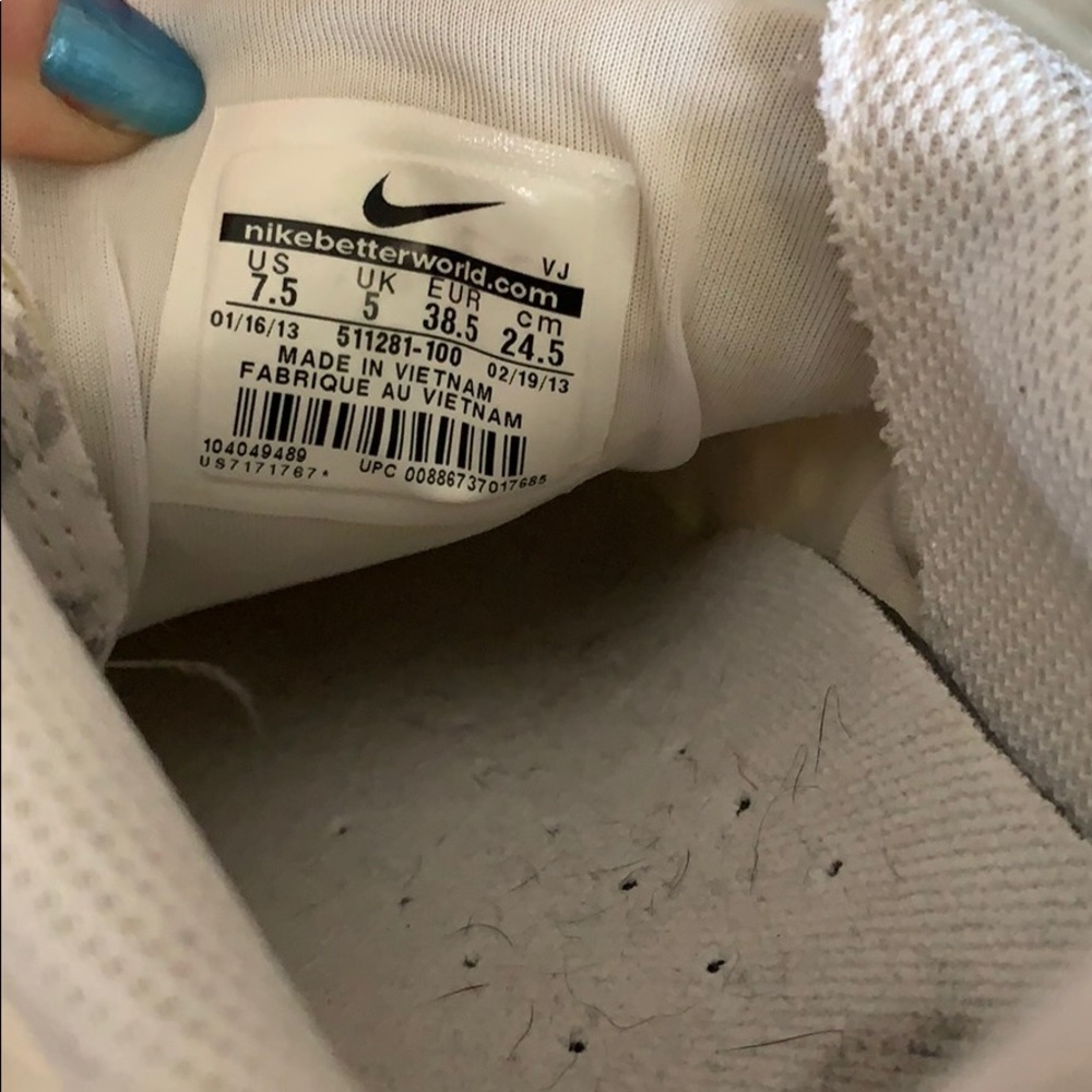 Nike leopard white and gray sneakers - Picture 5 of 6